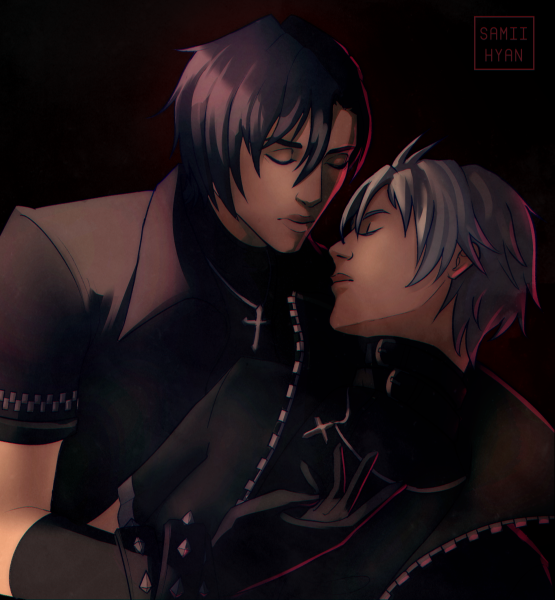 ShiAki Cat and Mouse Ending fanart